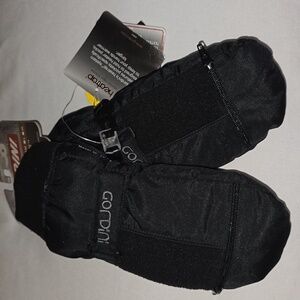 Gordini Toddler "Heatrap" Black Mittens